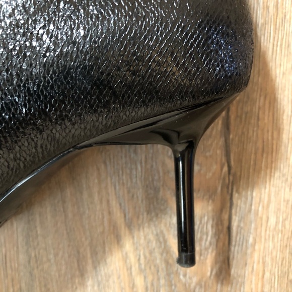 Zara Black Knee High Heeled Boots - Picture 4 of 17